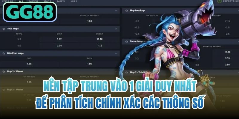Nên tập trung vào 1 giải duy nhất để phân tích chính xác các thông số